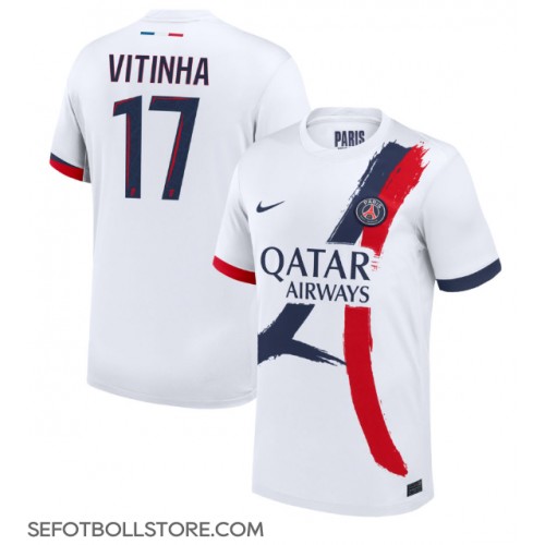 Paris Saint-Germain Vitinha #17 Replika Bortatröja 2024-25 Kortärmad